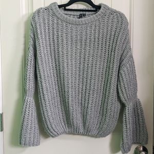 Light Grey moon & madison Sweater - Size Small